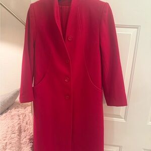 Wool vintage  coats by cattiva red 100% wool coat